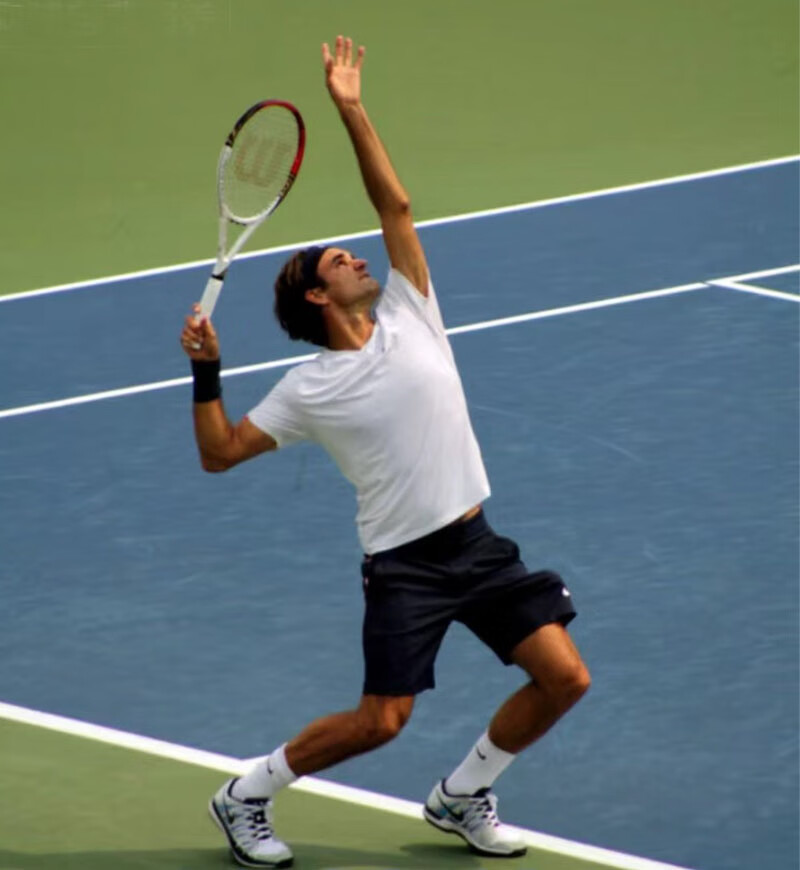 意大利网球队碾压日本网球队，费德勒惊艳世界